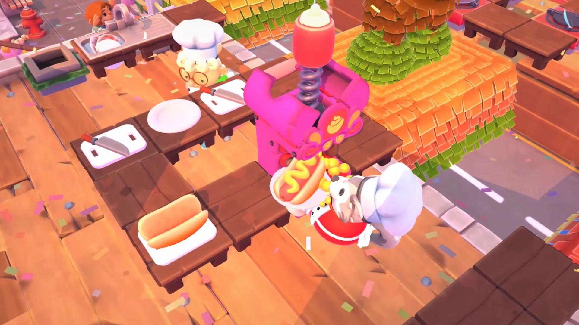 《煮糊了2 分手厨房2 Overcooked2》Switch美版中文版NSP下载 – 含1.0.19补丁+5DLC