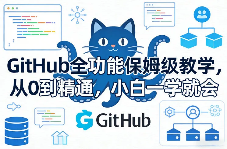 GitHub全功能保姆级教学，从0到精通，小白一学就会-Tox源码网