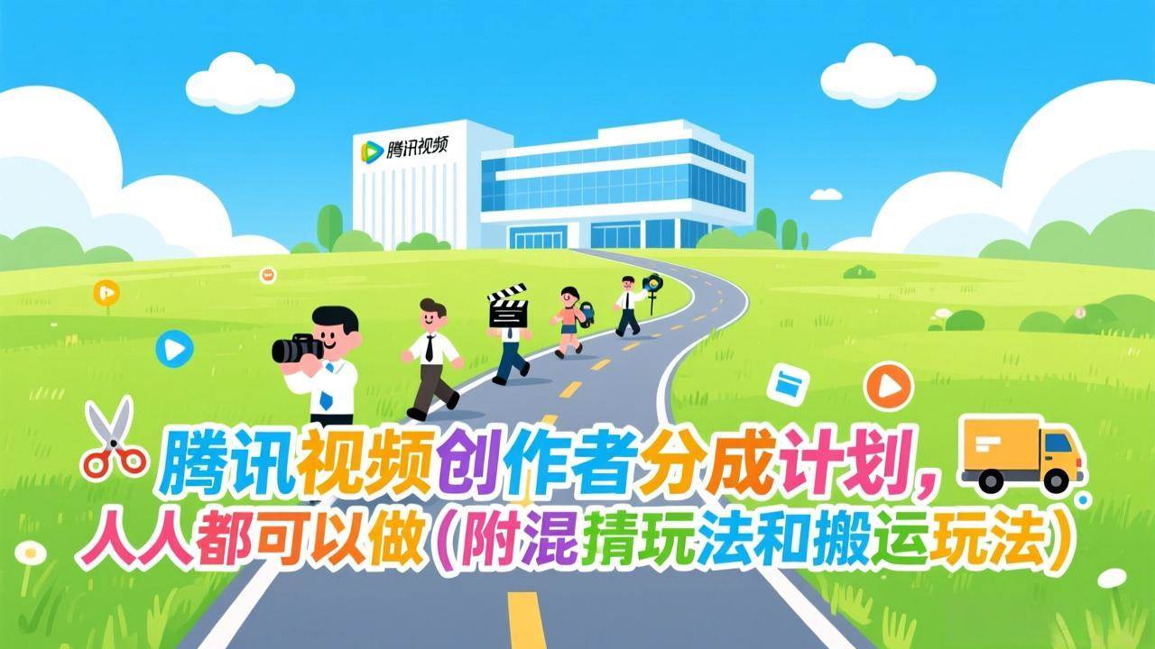 （17137期）腾讯视频创作者分成计划，人人都可以做（附混剪玩法和搬运玩法）-Tox源码网
