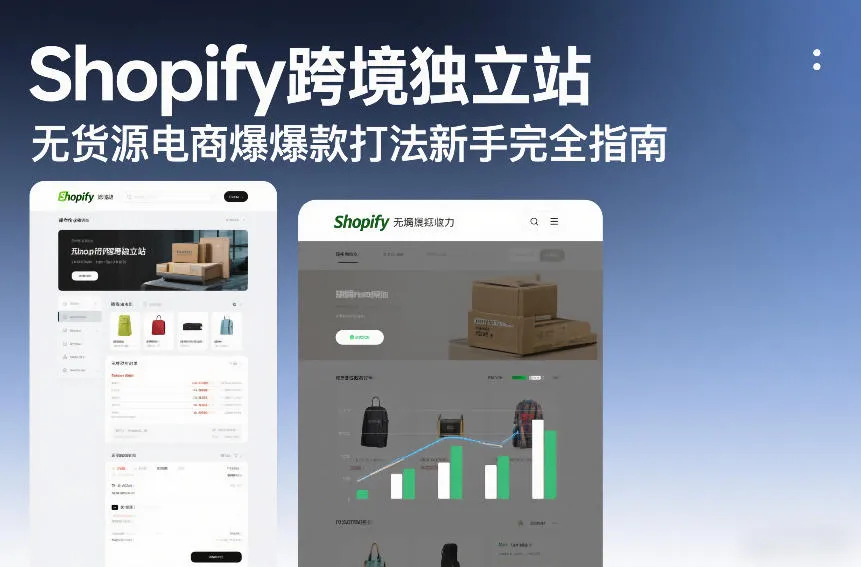 Shopify跨境独立站无货源电商爆款打法新手完全指南-Tox源码网