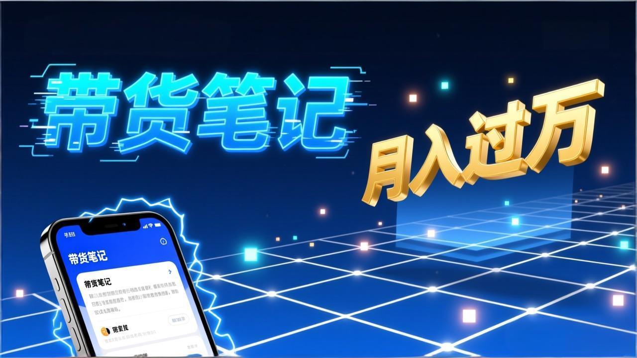 小红书爆款笔记带货实战：拆解封面标题正文全要素，手把手教你单篇笔记带货月入过万-Tox源码网