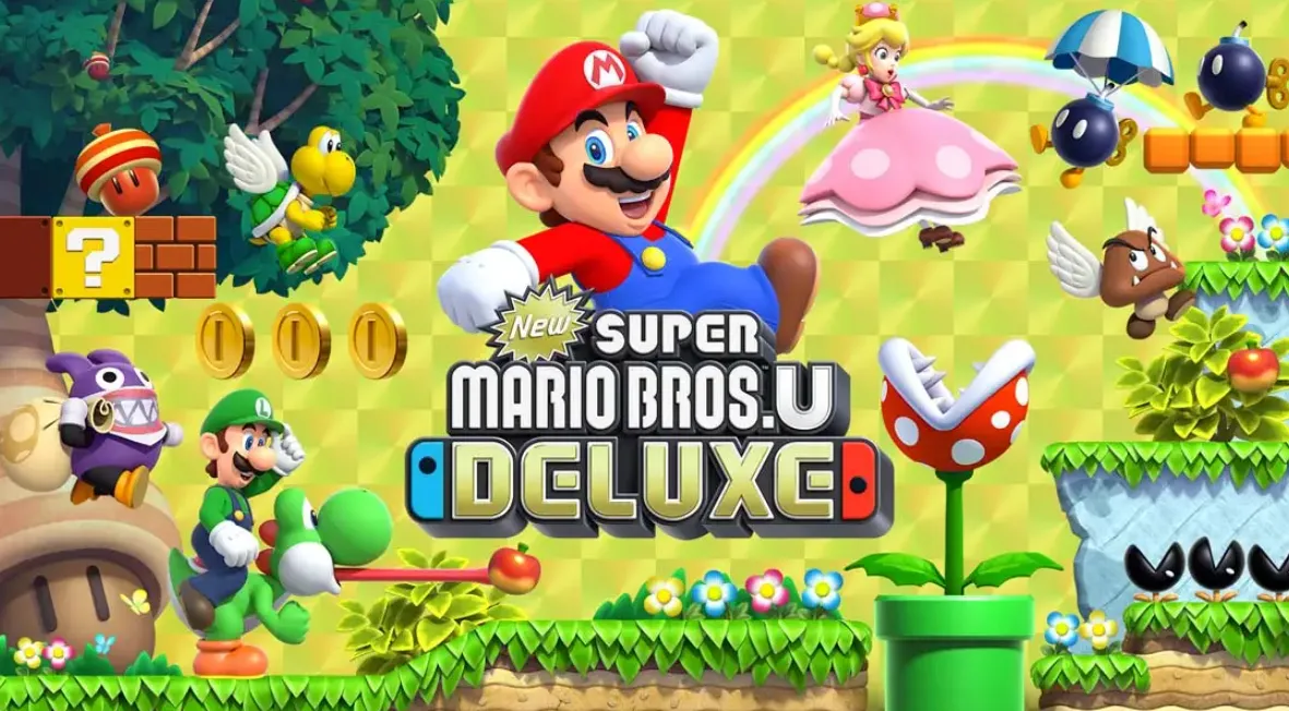 《新超级马里奥兄弟U 豪华版 New Super Mario Bros. U Deluxe》Switch中文版NSP下载 – 含1.0.2补丁-Tox源码网
