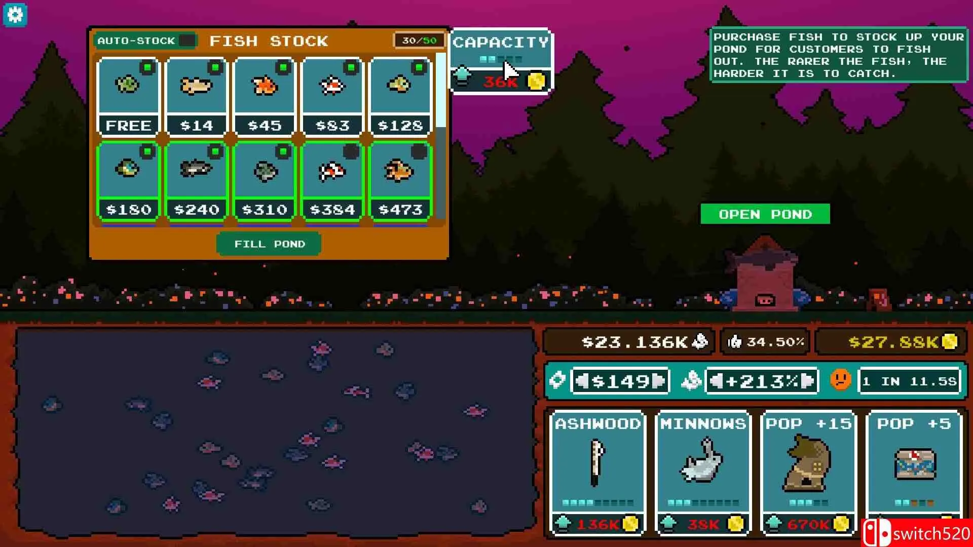 《口袋放置：钓鱼池塘（Pocket Idler: Fishing Pond）》Build 14538474 [英文]