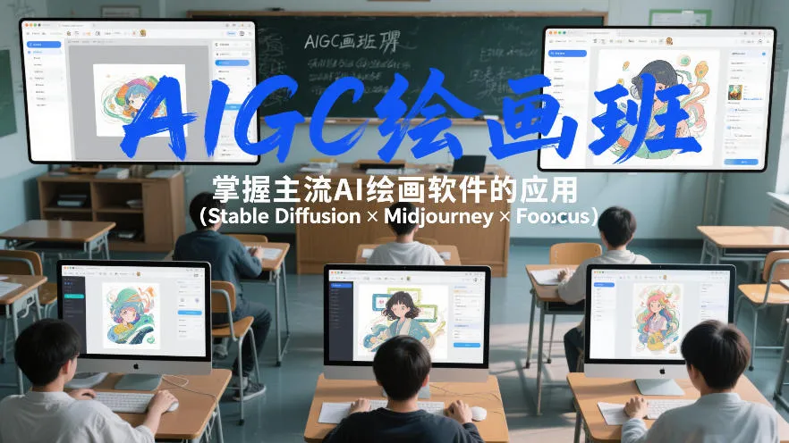 AIGC绘画班，掌握主流Ai绘画软件的应用（Stable Diffusion x Midjourney x Fooocus）-Tox源码网