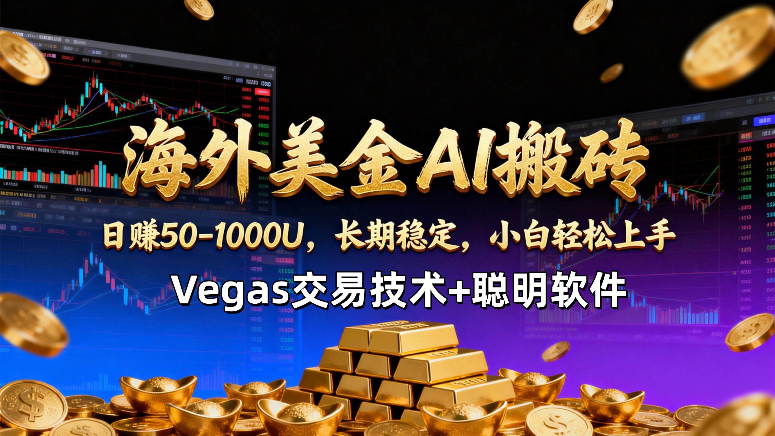 （17143期）【海外美金AI搬砖】Vegas交易技术+聪明软件，日赚50-1000U，长期稳定，小白轻松上手。-Tox源码网