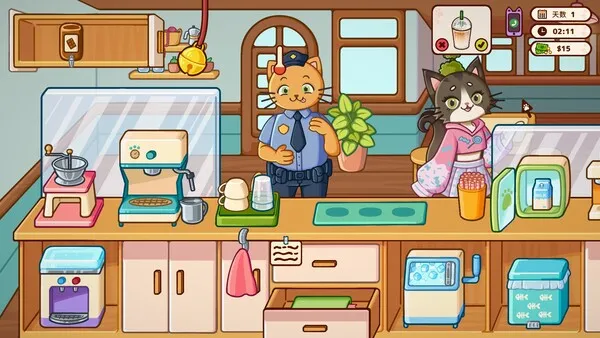 《喵喵甜品屋/Cats & Cups》PC中文版下载-含v1.2.2-Tox源码网