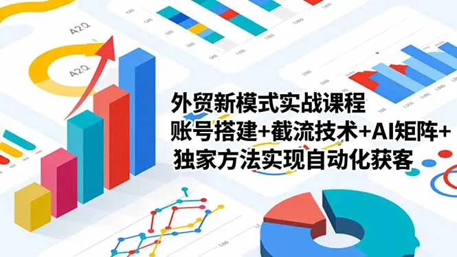 外贸新模式实战课程-更新2月，账号搭建+截流技术+AI矩阵+独家方法实现自动化获客-Tox源码网
