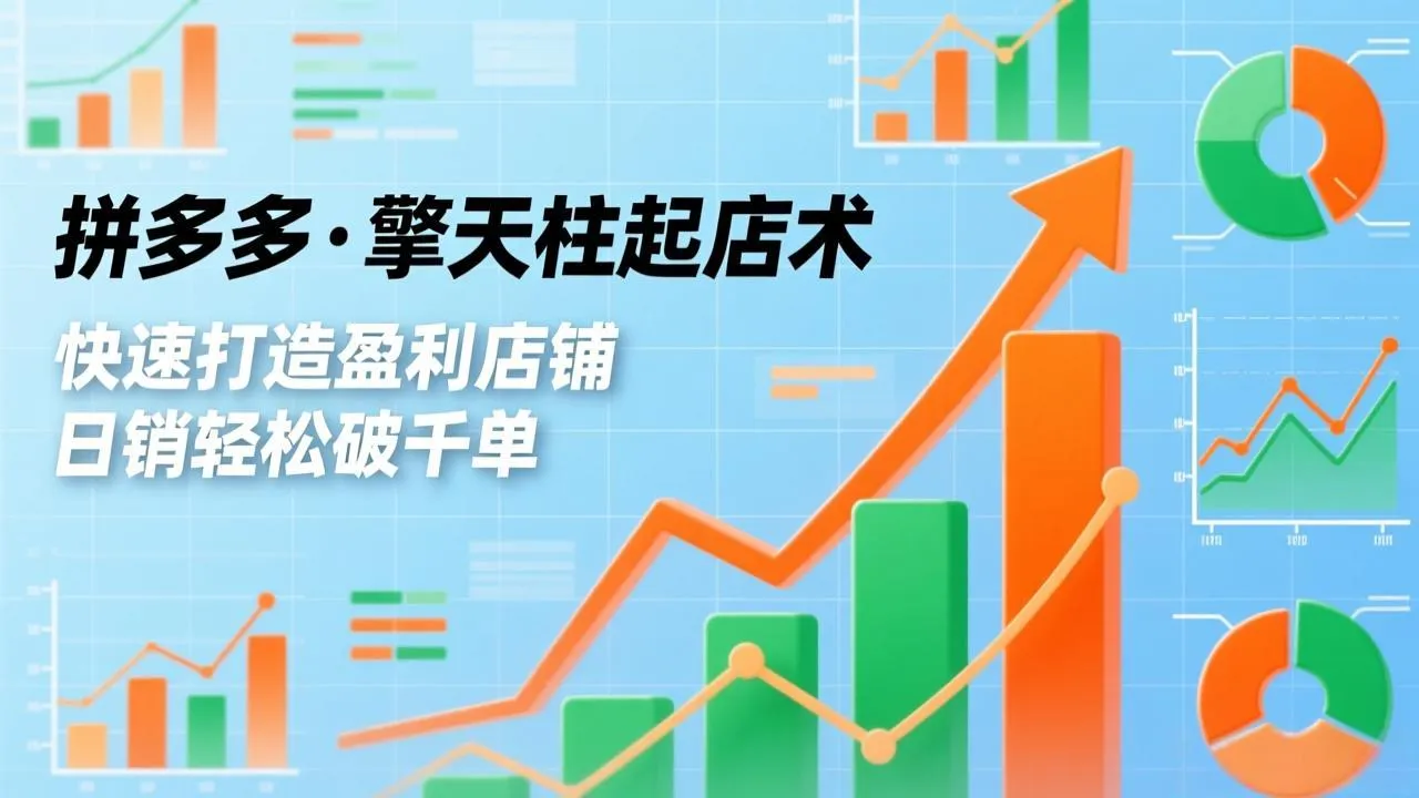 拼多多·擎天柱起店术,爆流布局、利润起飞、不断流,快速打造盈利店铺,日销破千单(更新 拼多多·擎天柱起店术,爆流布局、利润起飞、不断流,快速打造盈利店铺,日销破千单(更新