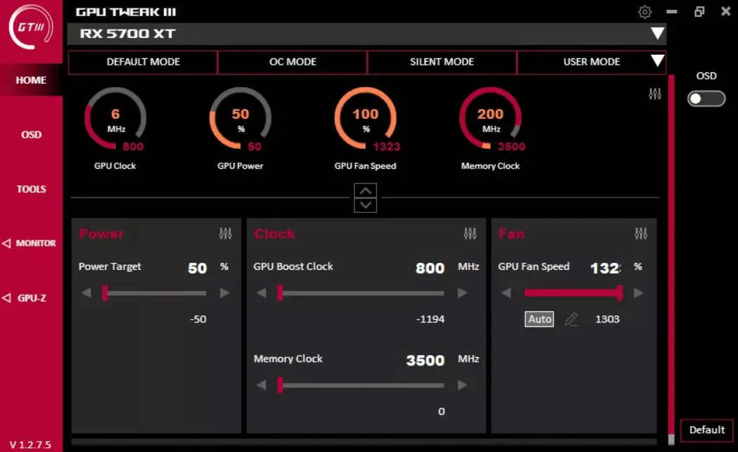 显卡超频GPU Tweak III v2.0.8.5-Tox源码网