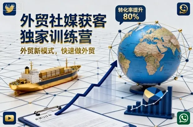 外贸社媒获客独家训练营，外贸新模式，快速做外贸(更新26年2月)-Tox源码网