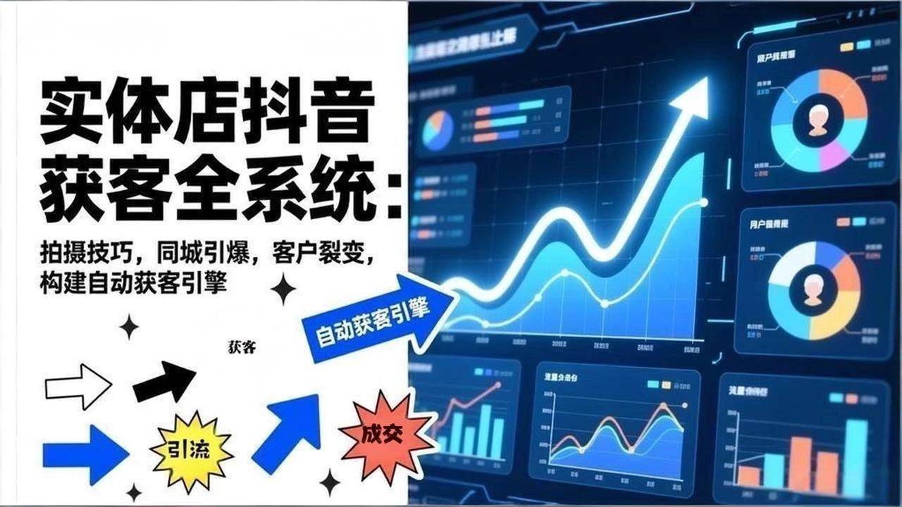 （17090期）2026实体店抖音获客全系统：拍摄技巧，同城引爆，客户裂变，构建自动获客引擎-Tox源码网
