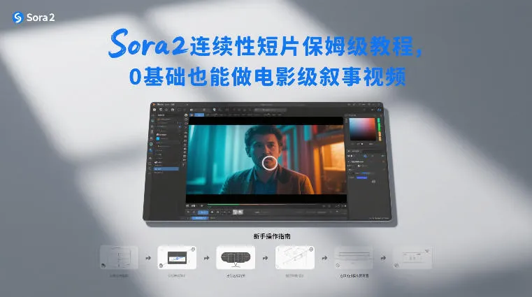 Sora2连续性短片保姆级教程，0基础也能做电影级叙事视频-Tox源码网