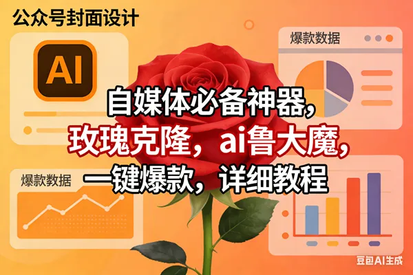 (17393期)玫瑰克隆工具,ai鲁大魔,自媒体必备神器,一键爆款神器,详细教程。 (17393期)玫瑰克隆工具,ai鲁大魔,自媒体必备神器,一键爆款神器,详细教程。