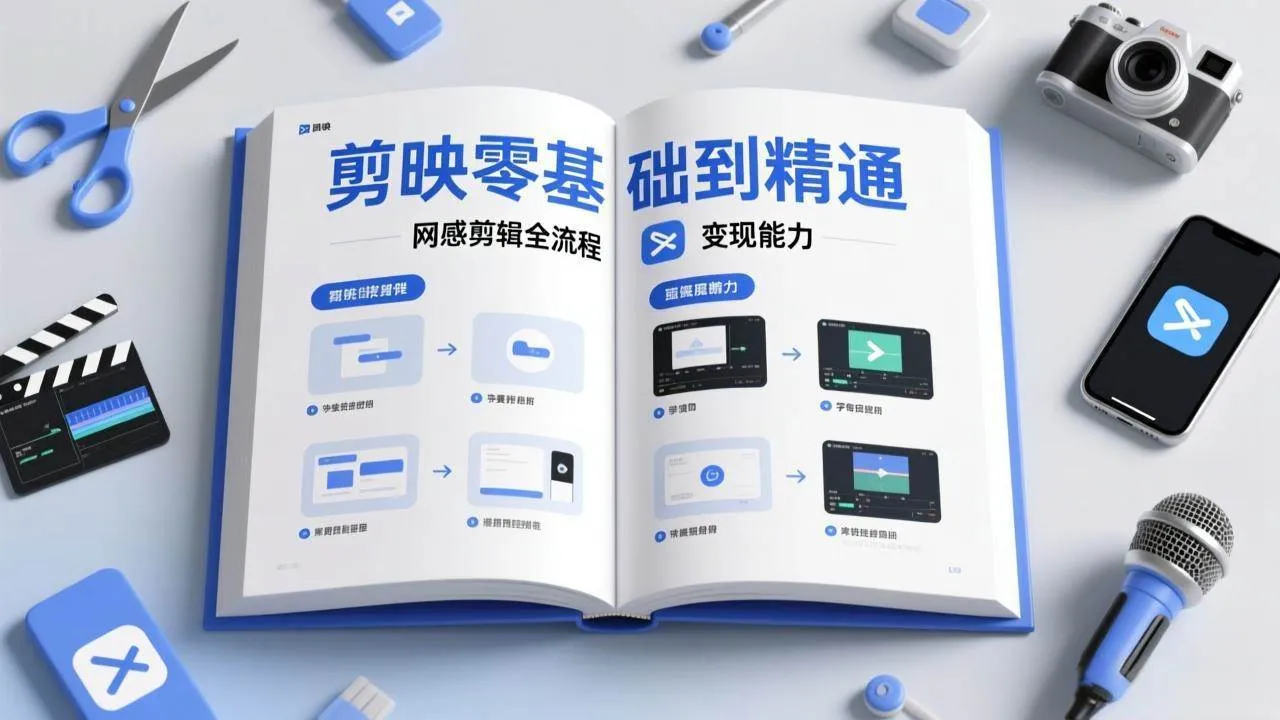 (17473期)剪映零基础也能快速上手,从入门到精通掌握网感剪辑全流程,掌握能直接变现的剪辑能力-Tox源码网