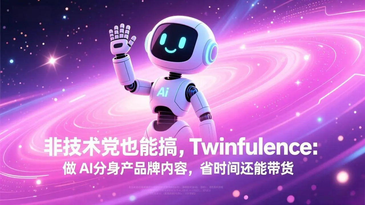（17381期）非技术党也能搞!Twinfluence:做 AI 分身产品牌内容,省时间还能带货-Tox源码网