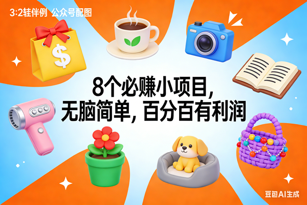 （17114期）8个必赚小项目，无脑简单，百分百有利润，副业首选，日入300+-Tox源码网