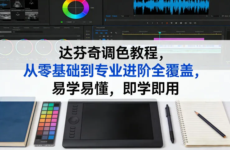达芬奇调色教程，从零基础到专业进阶全覆盖，易学易懂，即学即用-Tox源码网